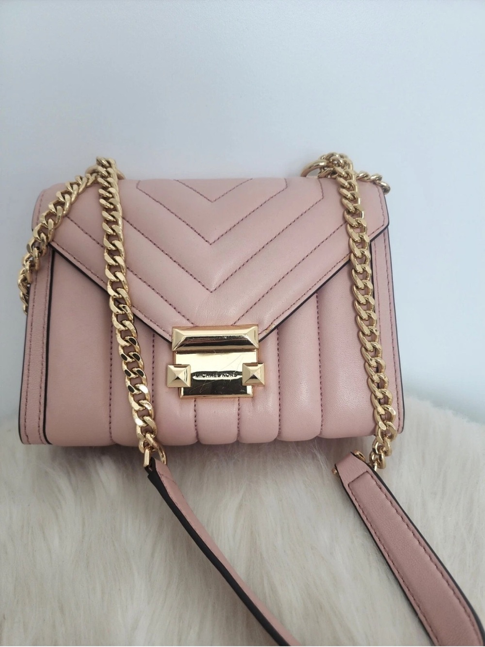 Michael Kors Whitney quilted leather 2 way bag